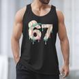 Baseball 67 Drip Six Seven Baseball Dripping Boys Kids Men Tank Top