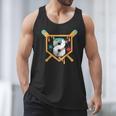 Baseball 8 Year Old Ice Cream Drip 8th Birthday Boy Number 8 Men Tank Top Baseball 8 Year Old Ice Cream Drip 8th Birthday Boy Number 8 Men Tank Top