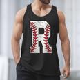 Baseball Alphabet Monogram Initial Letter R Men Tank Top Baseball Alphabet Monogram Initial Letter R Men Tank Top