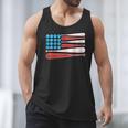 Baseball American Flag Patriotic USA Pride Men Tank Top Baseball American Flag Patriotic USA Pride Men Tank Top