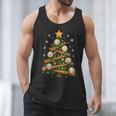 Baseball Bat Christmas Tree Lights Holiday Xmas Men Tank Top Baseball Bat Christmas Tree Lights Holiday Xmas Men Tank Top