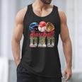 Baseball Dad Camo Father's Day Baseball Stuff Men Men Tank Top