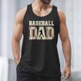 Baseball Dad Distressed Bold Stitch Graphic Sports Father Men Tank Top Baseball Dad Distressed Bold Stitch Graphic Sports Father Men Tank Top