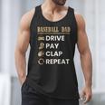 Baseball Dad Drive Pay Clap Repeat Father's Day Men Tank Top Baseball Dad Drive Pay Clap Repeat Father's Day Men Tank Top