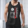 Baseball Dad Father And Son Baseball Love Men Tank Top