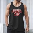 Baseball Dad Heart For Baseball Lovers Baseball Father's Day Men Tank Top Baseball Dad Heart For Baseball Lovers Baseball Father's Day Men Tank Top