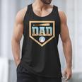 Baseball Dad Ice Cream Drip Home Plate Bat Cool Fathers Day Men Tank Top Baseball Dad Ice Cream Drip Home Plate Bat Cool Fathers Day Men Tank Top