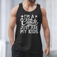 Baseball Dad For Men Vintage I'm A Catch Just Ask My Kids Men Tank Top Baseball Dad For Men Vintage I'm A Catch Just Ask My Kids Men Tank Top