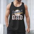 Baseball Dad Player Cool Retro Sports Fan Father's Day Men Tank Top