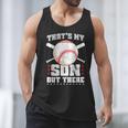Baseball Dad Softball Game Son Out There Fathersday Baseball Men Tank Top