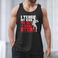 Baseball Dad Teach Kids Hit And Steal Softball Game Men Tank Top Baseball Dad Teach Kids Hit And Steal Softball Game Men Tank Top
