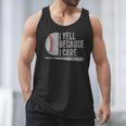 Baseball Dads I Yell Because I Care Baseball Dad Men Tank Top