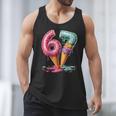 Baseball Drip Ice Cream 67 Men Tank Top