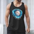 Baseball Drip Ice Cream Glove With Sprinkles Ball Boys Youth Men Tank Top Baseball Drip Ice Cream Glove With Sprinkles Ball Boys Youth Men Tank Top