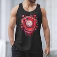 Baseball Drip Ice Cream Sprinkles Valentines Day Baseball Men Tank Top
