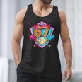 Baseball Drip Jersey Number 67 For Players & 67th Birthday Men Tank Top