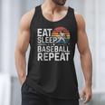 Baseball Fan Vintage Retro Eat Sleep Baseball Repeat Men Tank Top Baseball Fan Vintage Retro Eat Sleep Baseball Repeat Men Tank Top