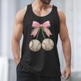 Baseball Girls Women Coquette Pink Bow Baseball Men Tank Top Baseball Girls Women Coquette Pink Bow Baseball Men Tank Top