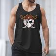 Baseball Heart Pirate Hat Crossed Swords Men Boys Kids Youth Men Tank Top