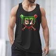 Baseball Ice Cream Drip Number 67 Player 6 7 Christmas Pjs Men Tank Top Baseball Ice Cream Drip Number 67 Player 6 7 Christmas Pjs Men Tank Top