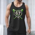 Baseball Ice Cream Drip Number 67 Player 67th Birthday Kids Men Tank Top Baseball Ice Cream Drip Number 67 Player 67th Birthday Kids Men Tank Top