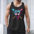 Baseball Ice Cream Drip Number 67 Player 67th Birthday 67 Men Tank Top Baseball Ice Cream Drip Number 67 Player 67th Birthday 67 Men Tank Top