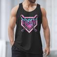 Baseball Ice Cream Drip Pitcher Filthy Men Tank Top