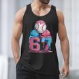 Baseball Ice Cream Drip Six Seven Gen Alpha Meme 67 Men Tank Top
