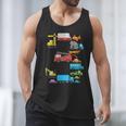 Baseball Ice Cream Drip Vehicles Youth Baseball Drip Men Tank Top Baseball Ice Cream Drip Vehicles Youth Baseball Drip Men Tank Top