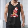 Baseball Ice Cream Drip Youth Strawberry Baseball Red Men Tank Top Baseball Ice Cream Drip Youth Strawberry Baseball Red Men Tank Top