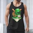 Baseball Life Style Ice Cream Drip Green Men Tank Top Baseball Life Style Ice Cream Drip Green Men Tank Top