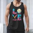 Baseball Love Drip Ice Cream Colorful Baseball Men Tank Top
