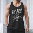 Baseball Player Catcher Thou Shalt Not Steal Coach Baseball Men Tank Top Baseball Player Catcher Thou Shalt Not Steal Coach Baseball Men Tank Top