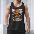 Baseball Player Christmas Gingerbread Smashing Through Snow Men Tank Top Baseball Player Christmas Gingerbread Smashing Through Snow Men Tank Top