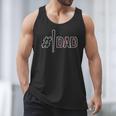 Baseball Player Dad Father's Day Number One Baseball Dad Men Tank Top