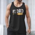 Baseball Player Dad Papa Number One Baseball Dad Fathers Day Men Tank Top