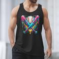Baseball Player Ice Cream Drip Men Tank Top