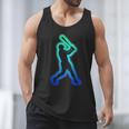 Baseball Player Graphic Men Tank Top