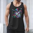 Baseball Skeleton Ice Cream Drip Baseball Boys Youth Men Tank Top