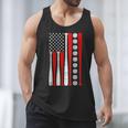 Baseball USA Flag Baseball Lover Baseball Dad Men Tank Top