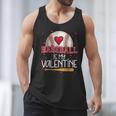 Baseball Is My Valentine Valentines Day Men Boys Kids Teen Men Tank Top
