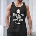 Bear Baseball Shirt For Players Fans And Moms Men Tank Top