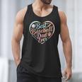 Best Baseball Dad Ever Heart Men Tank Top