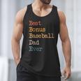 Best Bonus Baseball Dad Ever Softball Stepdad From Daughter Men Tank Top