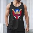 Boricua Puerto Rico Baseball Coqui Frog Pava Hat Fan Men Tank Top Boricua Puerto Rico Baseball Coqui Frog Pava Hat Fan Men Tank Top