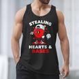 Boys Valentines Baseball Drip Icecream Stealing Hearts Kids Men Tank Top