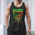 Bruh 67 Baseball Christmas Gingerbread Drip Number 67 Player Men Tank Top