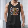 Checkered Leopard Game Day Baseball Men Women Kids Men Tank Top Checkered Leopard Game Day Baseball Men Women Kids Men Tank Top