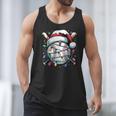 Christmas Baseball Boy Youth Kid Men Santa Hat Xmas Baseball Men Tank Top