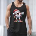 Christmas Baseball Ice Cream Dripping Santa Baseball Drip Men Tank Top Christmas Baseball Ice Cream Dripping Santa Baseball Drip Men Tank Top